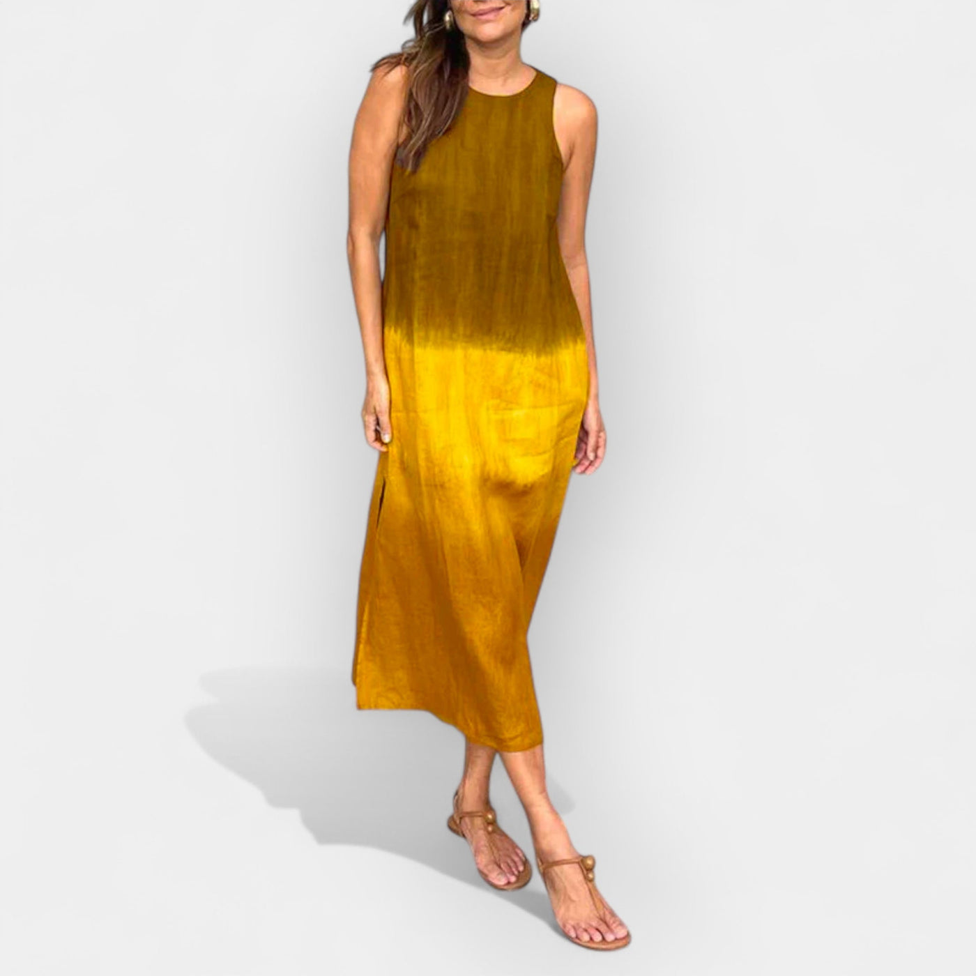 Αέρινο Φόρεμα Με Σχέδιο