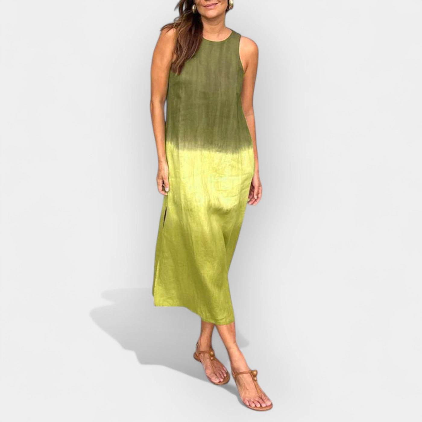 Αέρινο Φόρεμα Με Σχέδιο