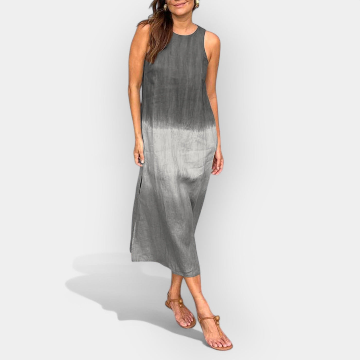 Αέρινο Φόρεμα Με Σχέδιο