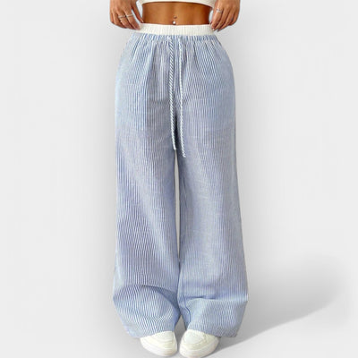 Φαρδύ Παντελόνι με Ρίγες