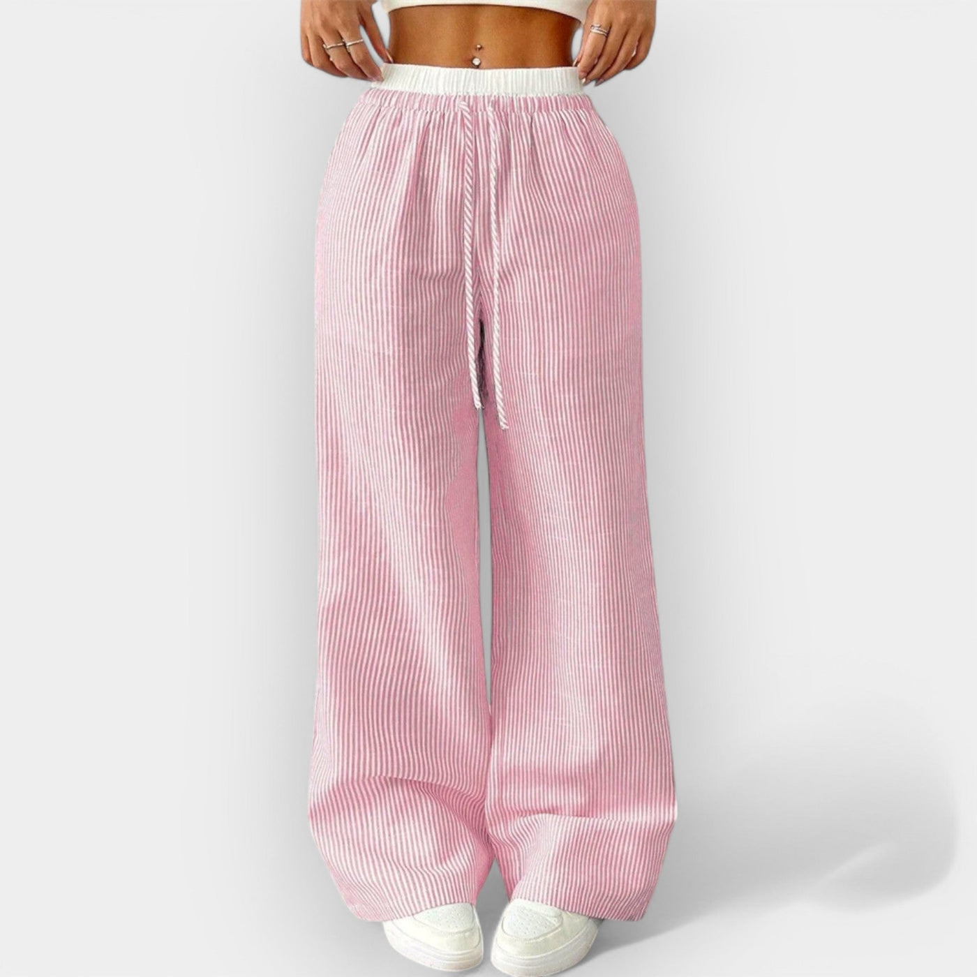 Φαρδύ Παντελόνι με Ρίγες