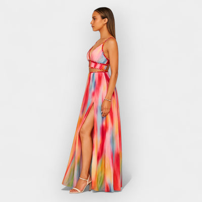 Μακρύ Φόρεμα Με Ντεγκραντέ