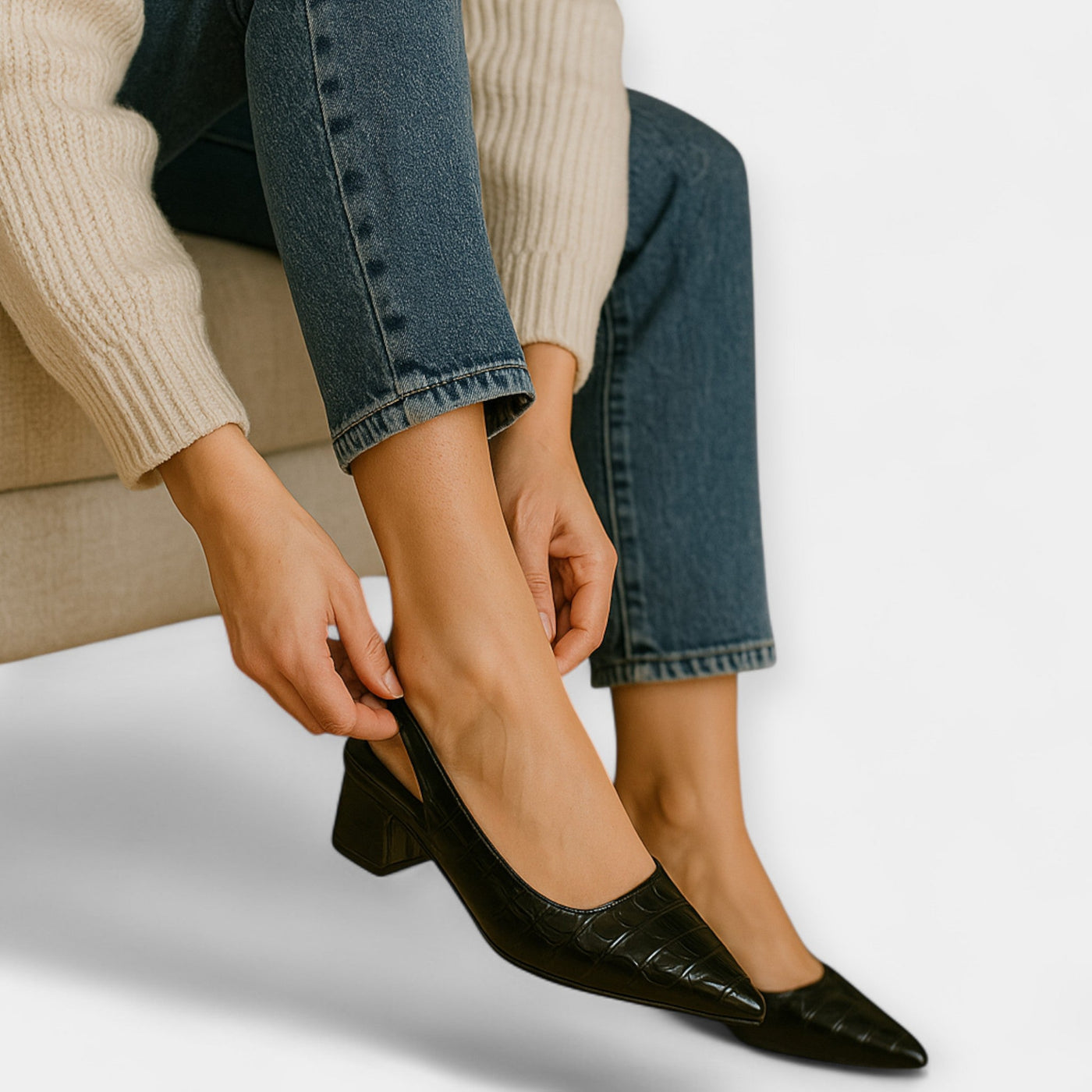 Γόβες με Λεπτομέρειες πολυτέλειας