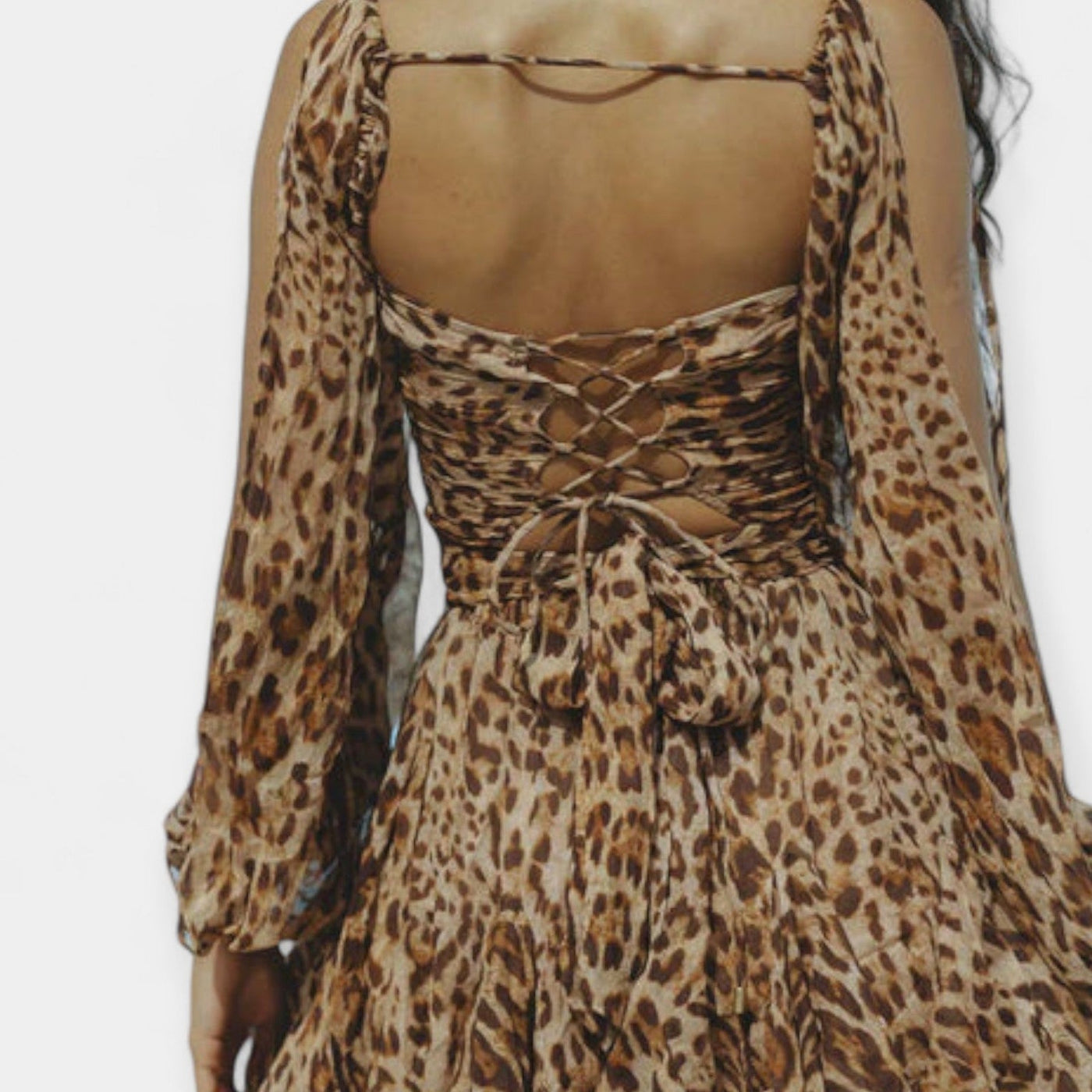 Ρομαντικό Κοντομάνικο Φόρεμα