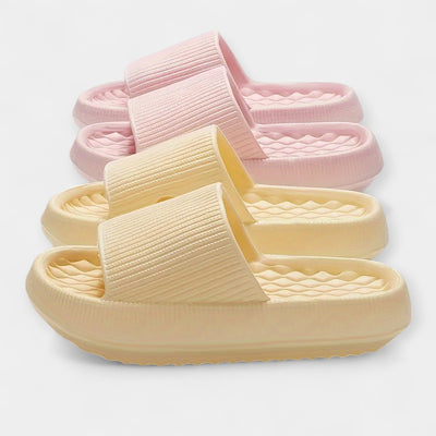 Καλοκαιρινά Slip-On Σανδάλια με Παχύ Πάτο