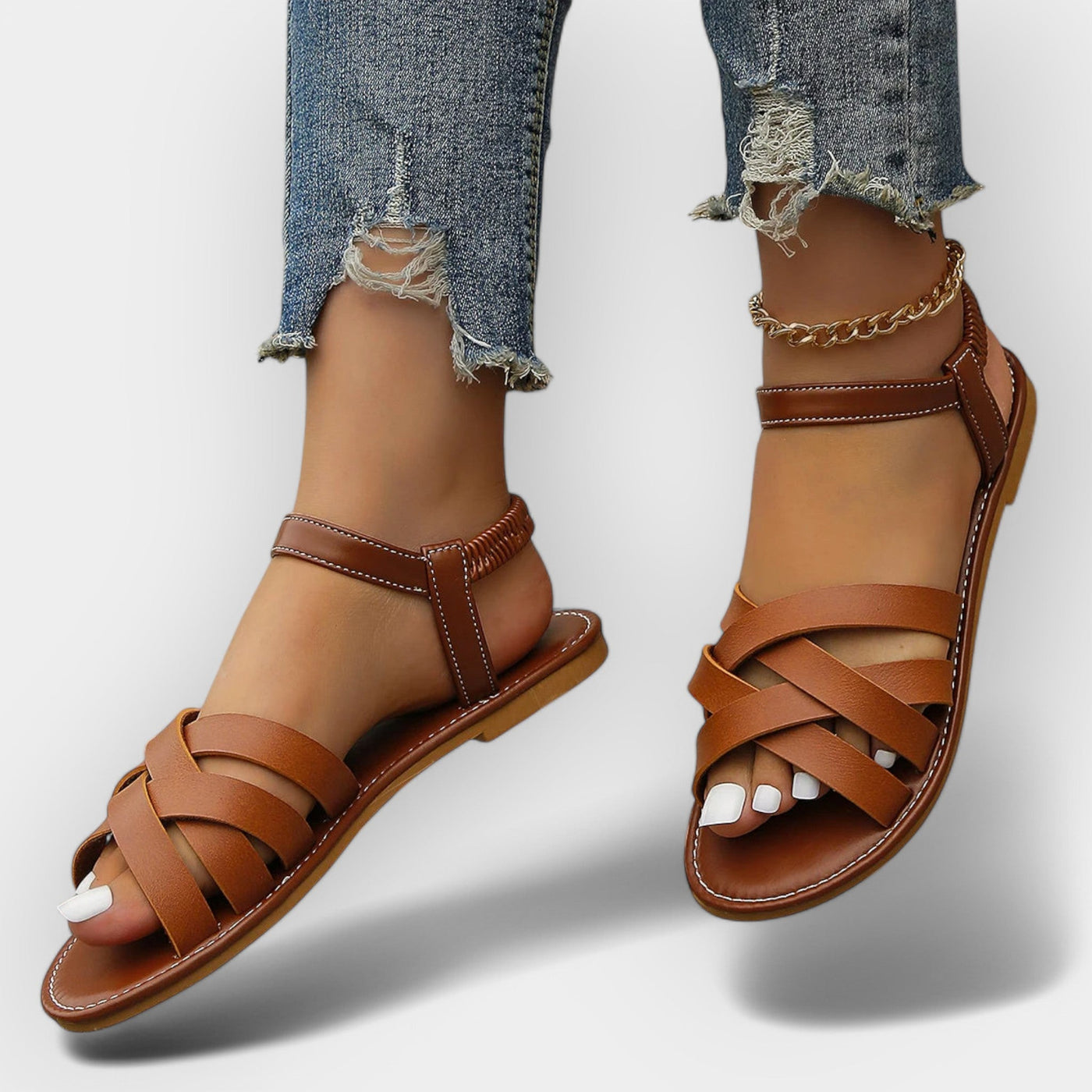 Χειροποίητα Σανδάλια με Λουράκια