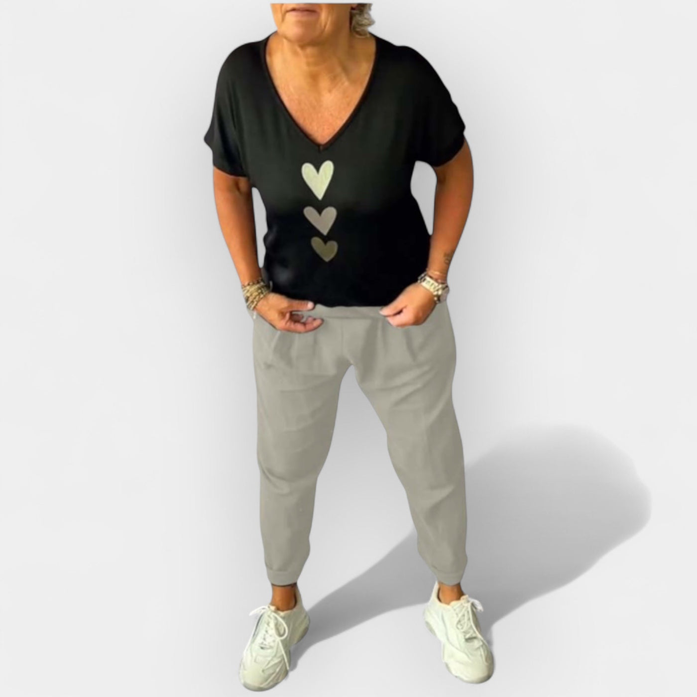 Βαμβακερό Παντελόνι Μεσαίας Μέσης